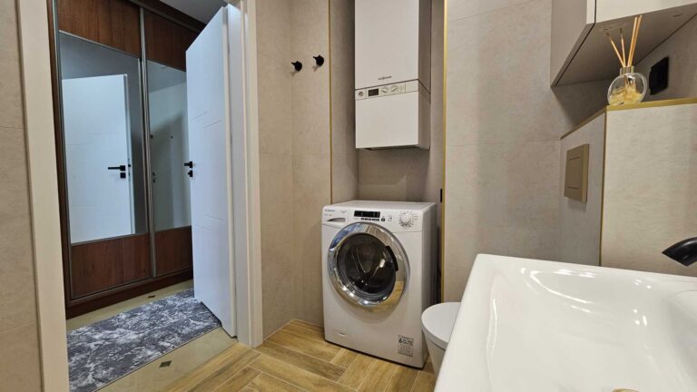 Salon 16 m² z klimatyzacją i rozkładanym narożnikiem