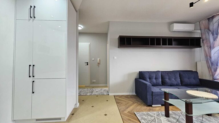 Salon 16 m² z klimatyzacją i rozkładanym narożnikiem